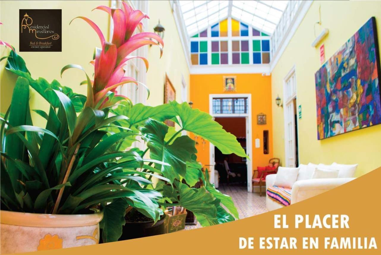 לימה Residencial Miraflores B&B מראה חיצוני תמונה